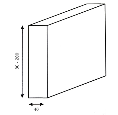 40mm Flat Exterior Window Bands
